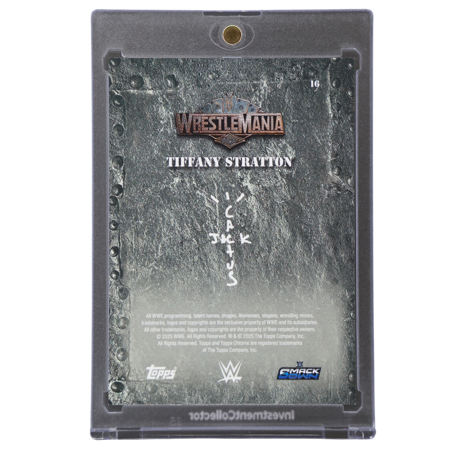 Tiffany Stratton 2025 Cactus Jack Wrestlemania 13/25 #16