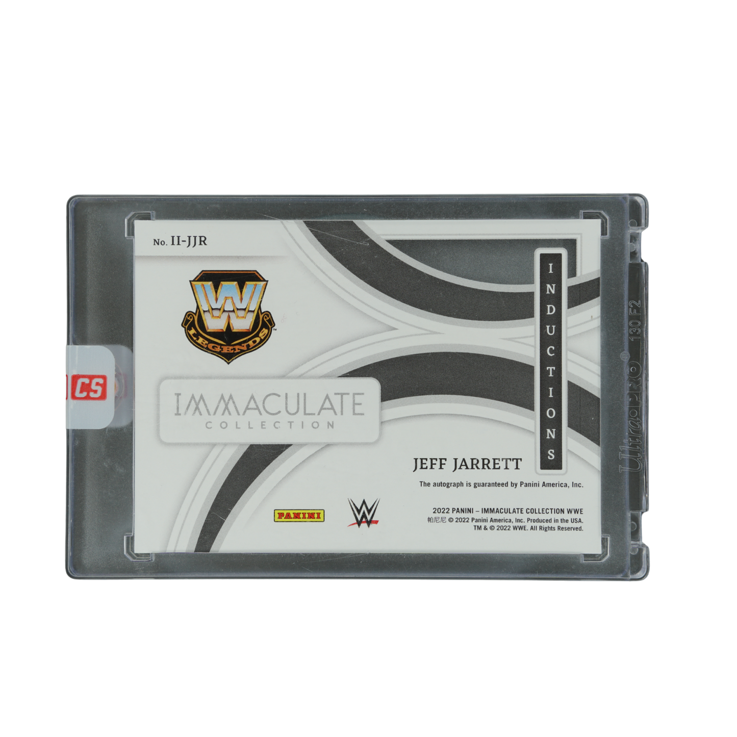 Jeff Jarrett 2022 Immaculate Inductions Auto 12/49 #II-JJR