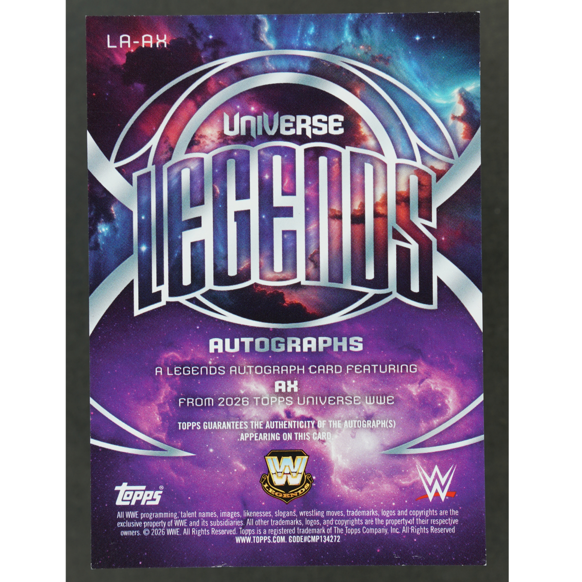 Ax 2026 Universe Auto 211/299 #LA-AX