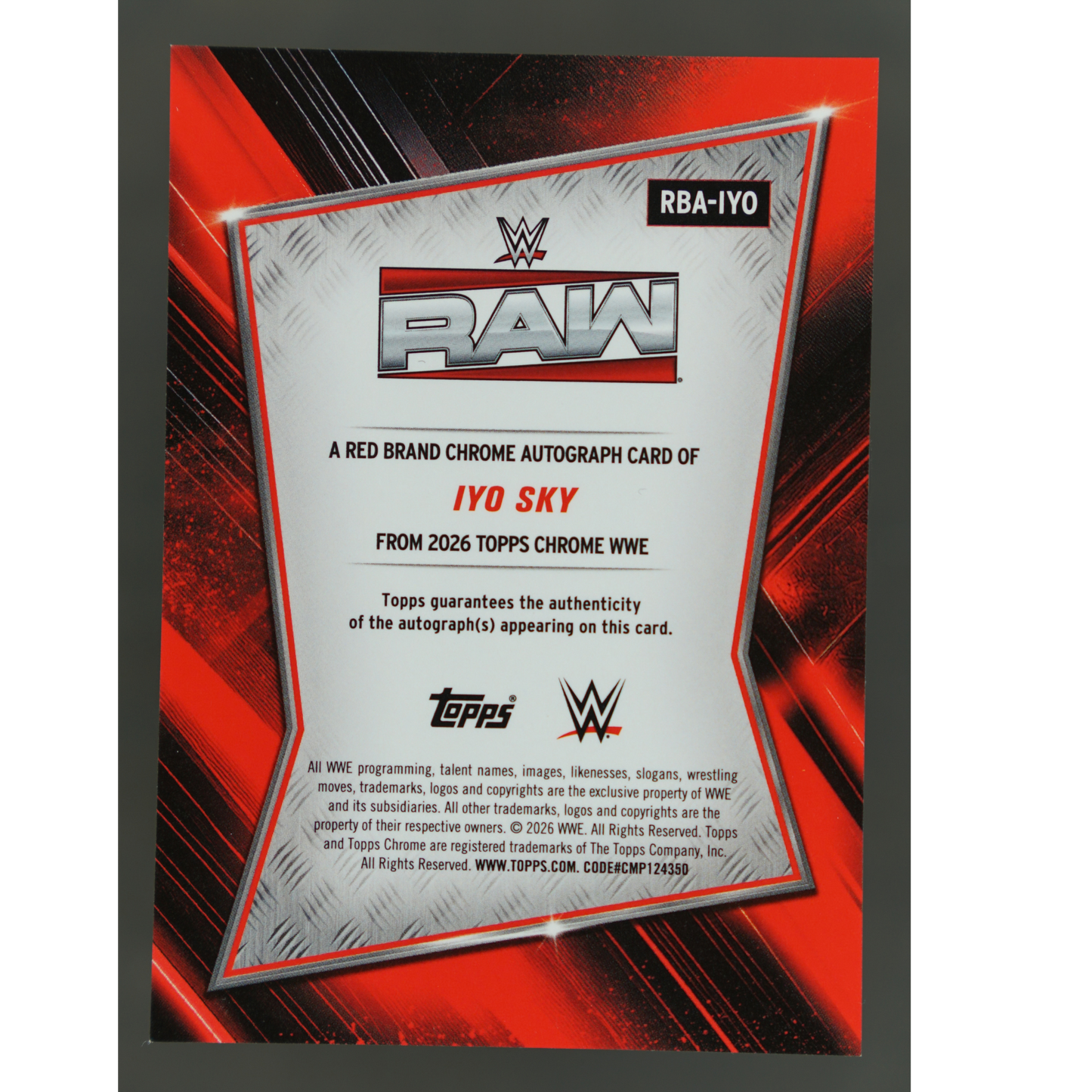 Iyo Sky 2026 Chrome Red Brand Auto #RBA-IYO