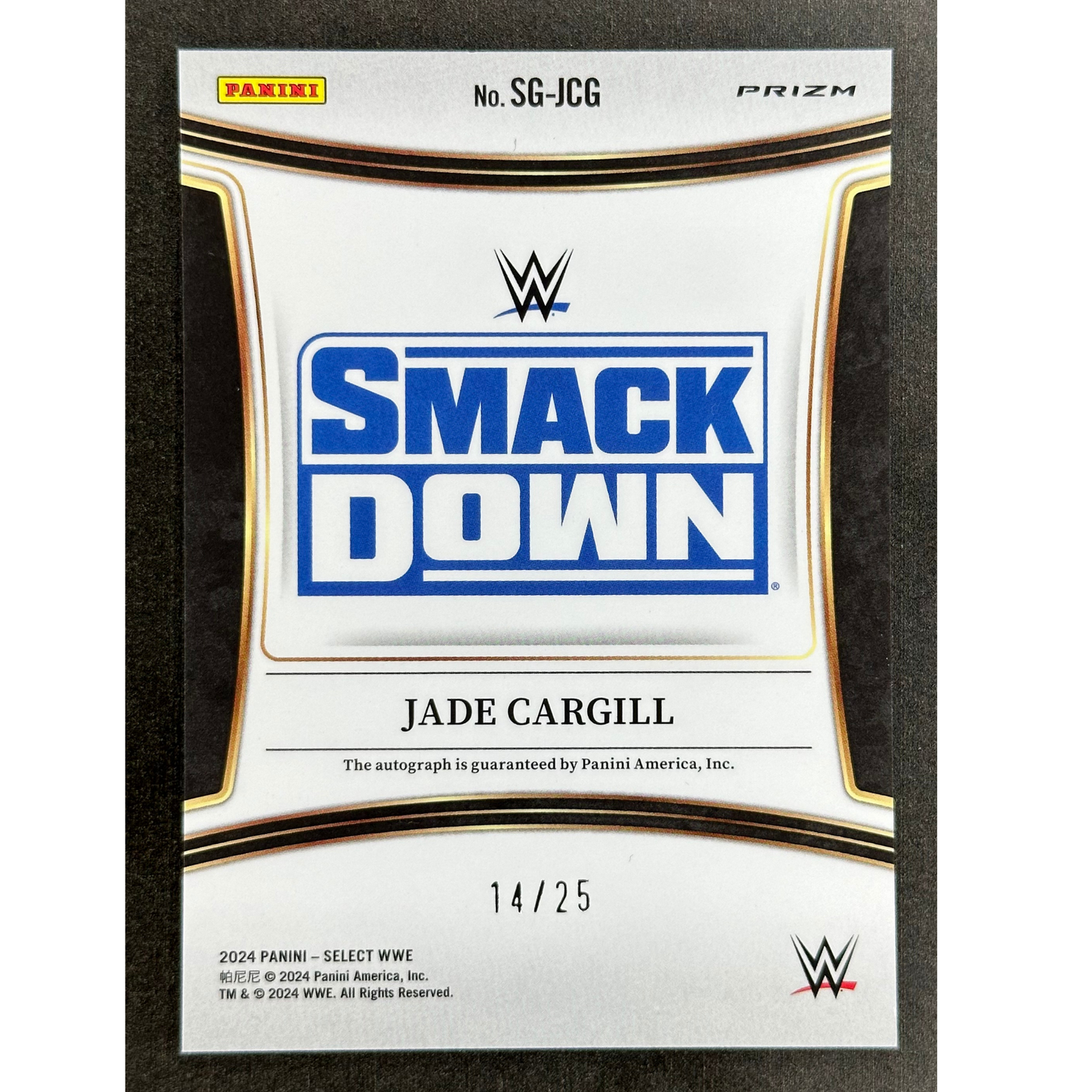 Jade Cargill 2024 Select Tie-Dye Auto 14/25 #SG-JCG