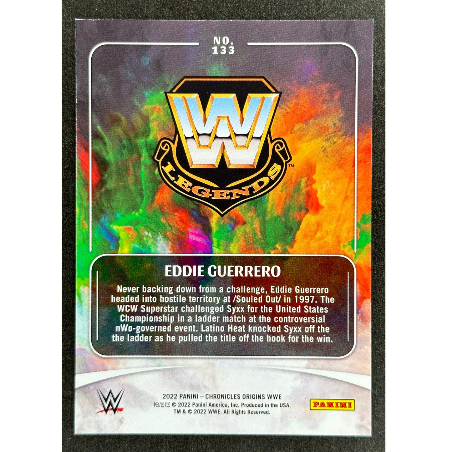 Eddie Guerrero 2022 Chronicles Origins 1/99 #133