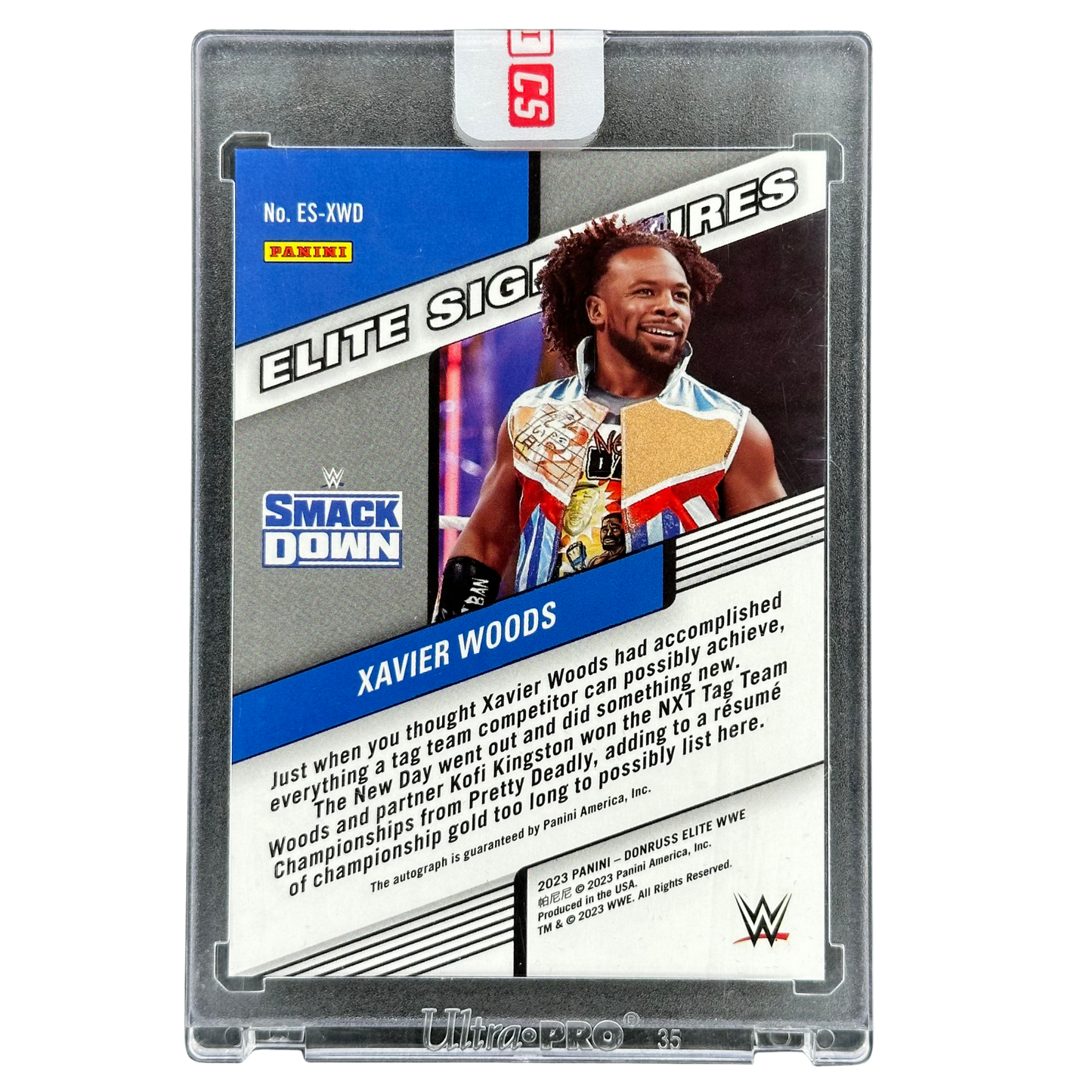 Xavier Woods 2023 Elite Signatures Auto 18/49 #ES-XWD