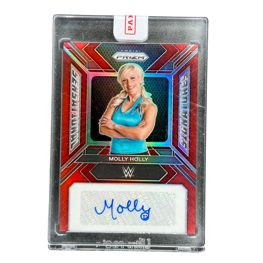 Molly Holly 2024 Prizm Red Sensational Signatures Auto 33/99 #SS-MOL