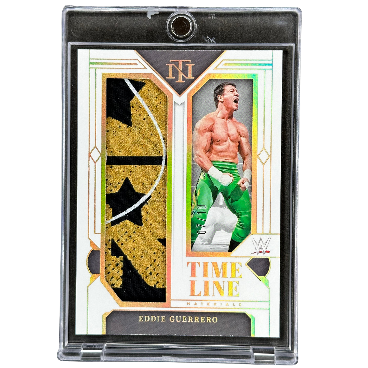 Eddie Guerrero 2024 National Treasures Time Line 7/10 Memorabilia #TM-EGR