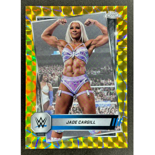 Jade Cargill 2025 Chrome Gold 16/50 #25