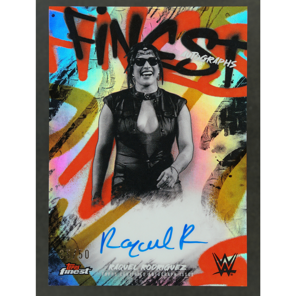Raquel Rodriguez 2025 Finest Auto Gold 35/50 #FA-RGZ