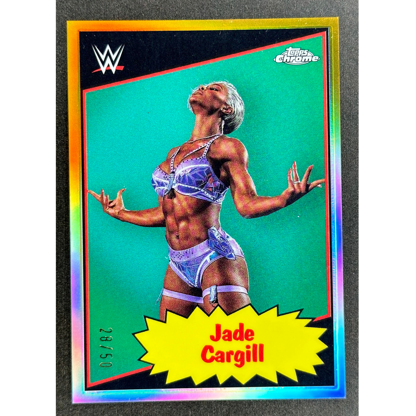 Jade Cargill 2025 Chrome 28/50 Gold #85TC-JC