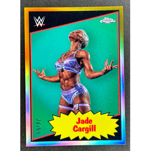 Jade Cargill 2025 Chrome 28/50 Gold #85TC-JC