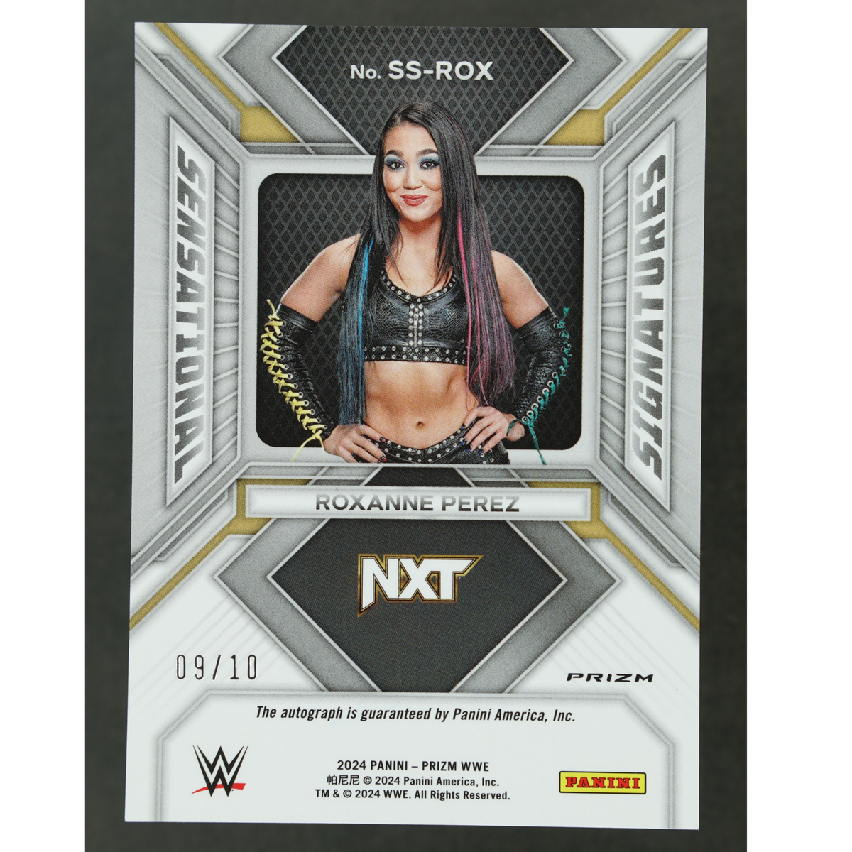 Roxanne Perez Prizm Sensational Signatures Auto 9/10 #SS-ROX