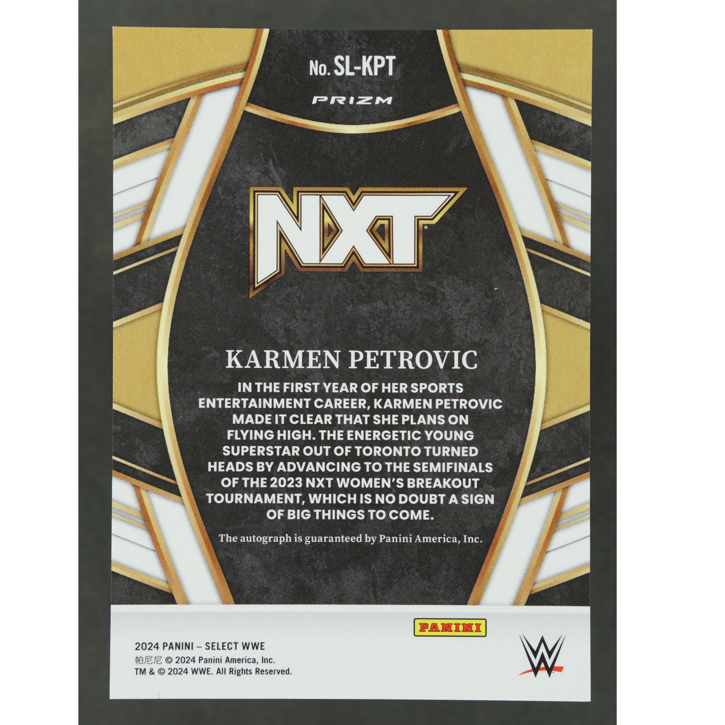 Karmen Petrovic 2024 Select RC Auto #SL-KPT