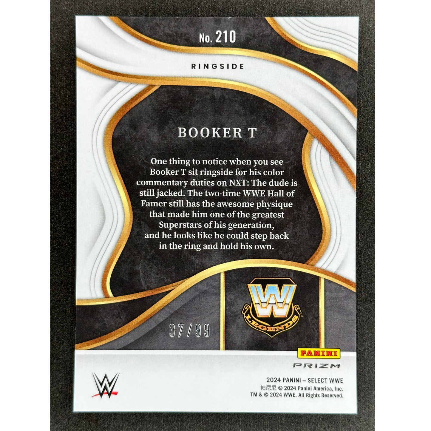 Booker T 2024 Select Ringside 37/99 #210
