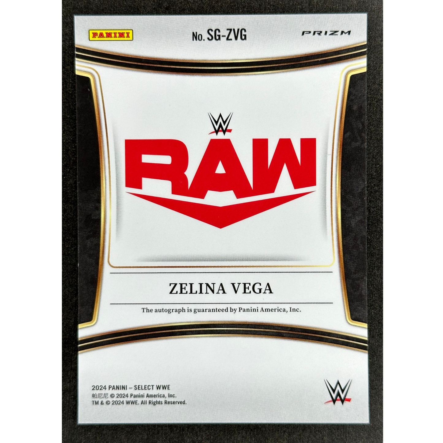 Zelina Vega 2024 Select Auto #SG-ZVG