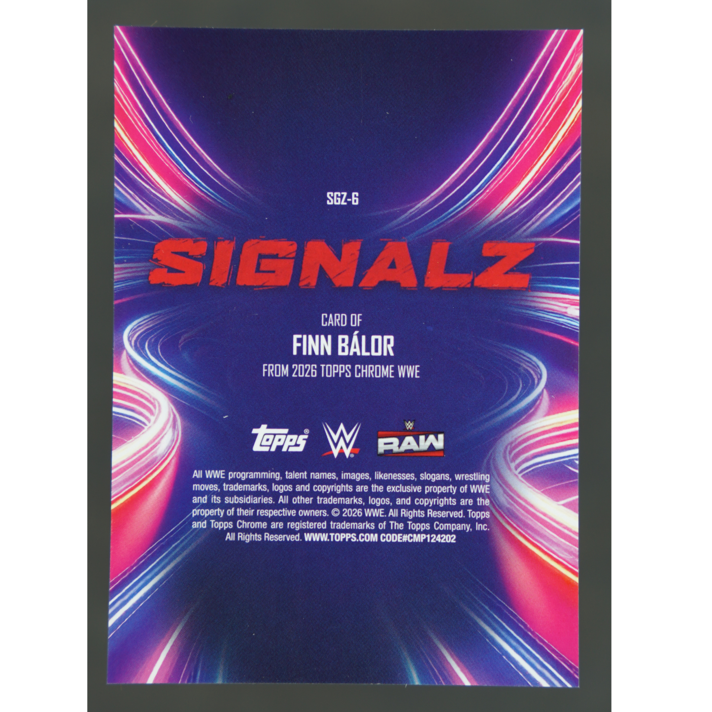 Finn Balor 2026 Chrome Signalz #SGZ-6