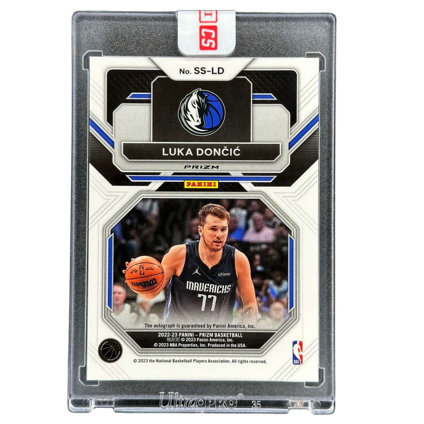 Luka Doncic 2022 Prizm Sensational Signatures On Card Auto #SS-LD