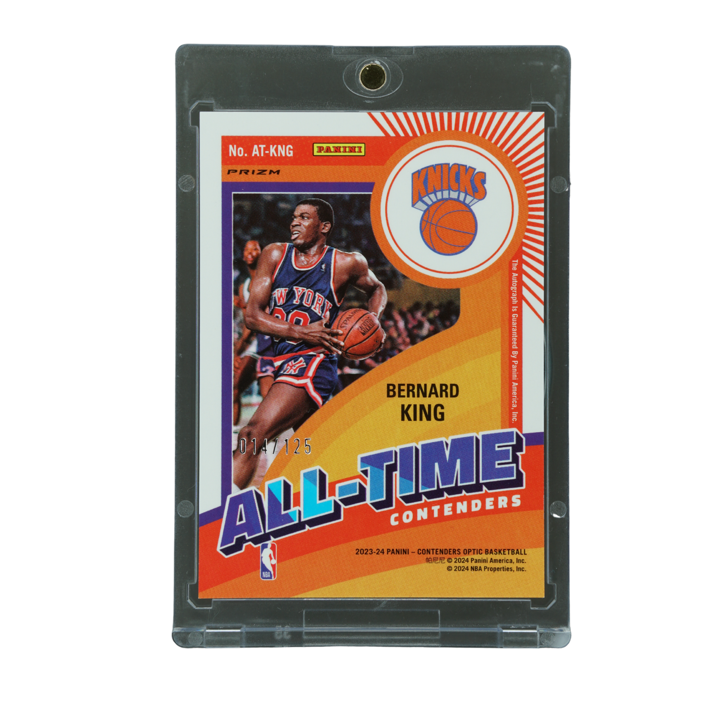 Bernard King 2023-24 All-Time Contenders Auto 14/125 #AT-KNG