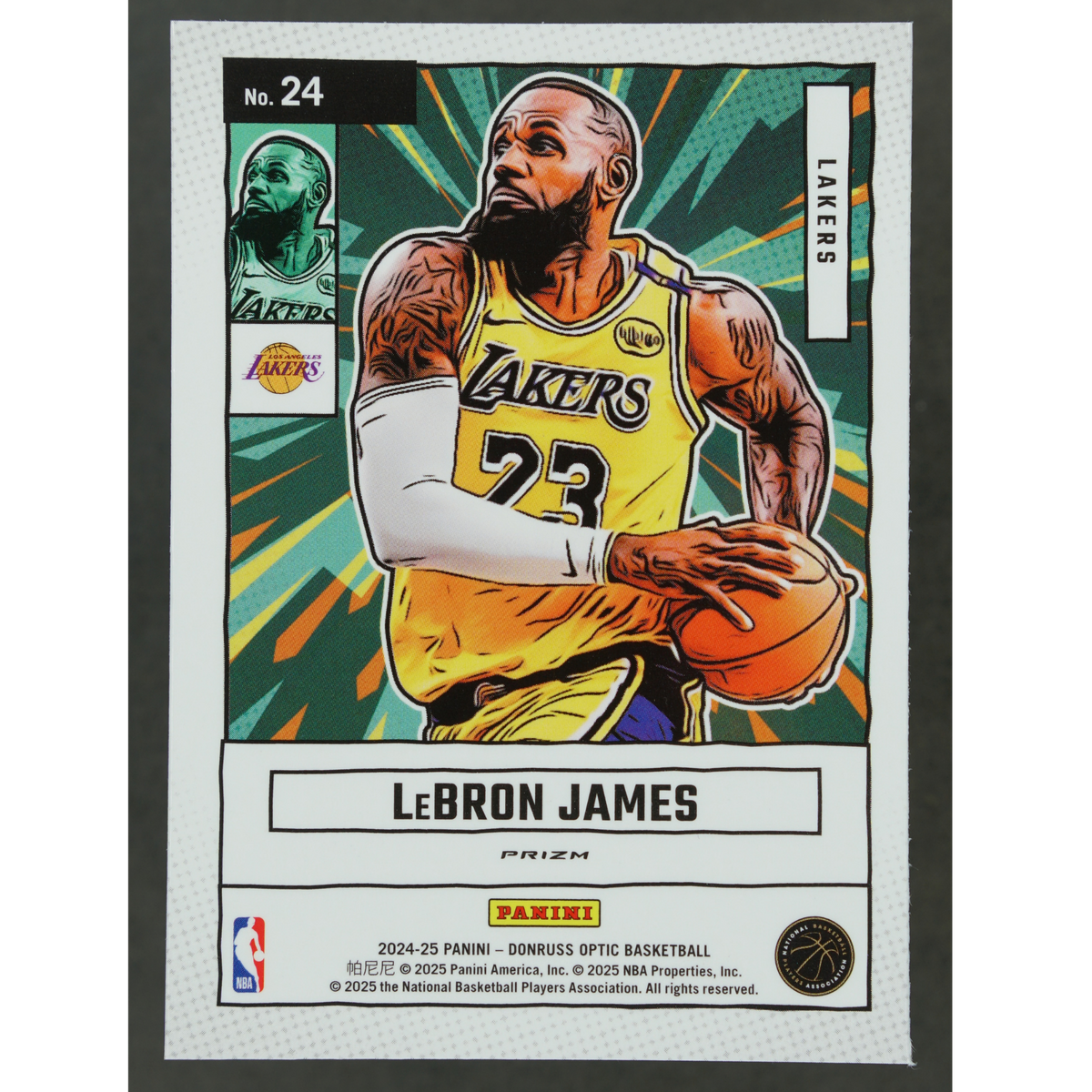 Lebron James 2024-25 Optic Holo Net Marvels #24