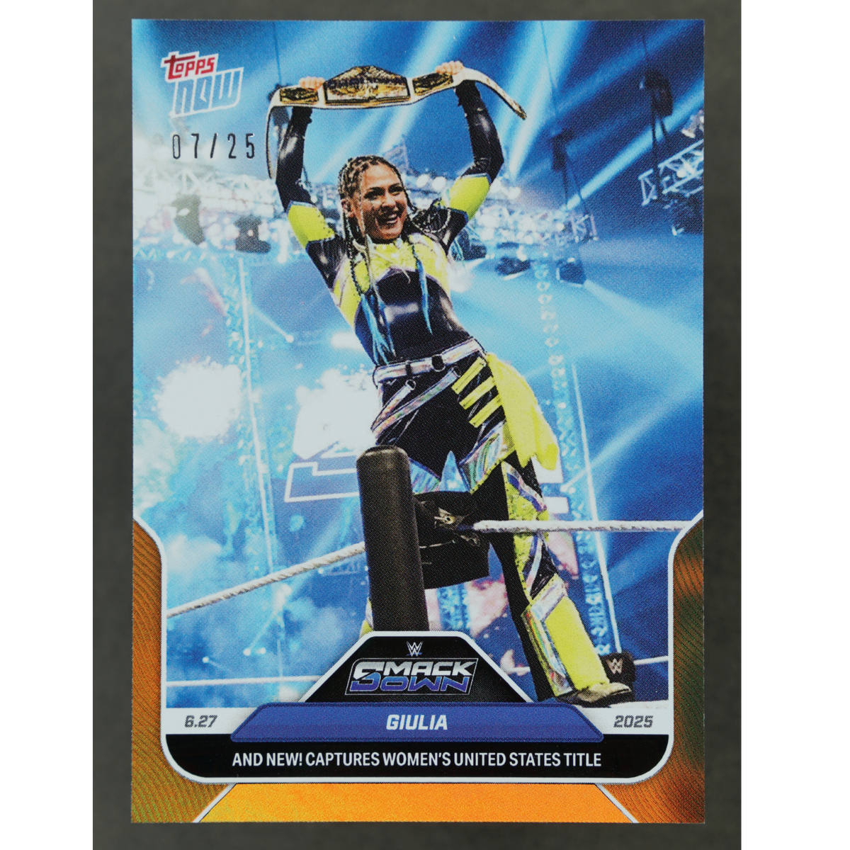 Giulia 2025 Topps Now Captures Womens United State Title 7/25 #71