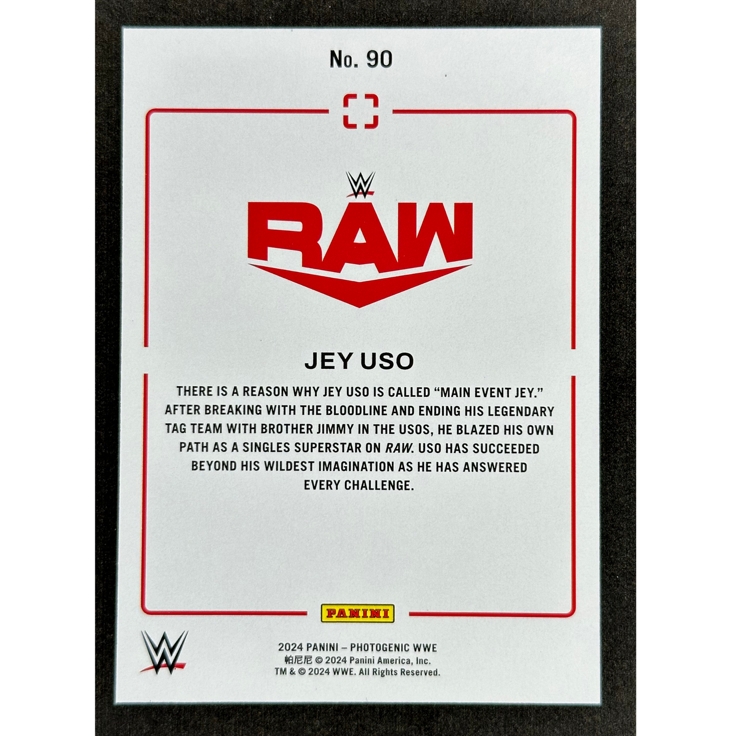 Jey Uso 2024 Photogenic 70/99 #90