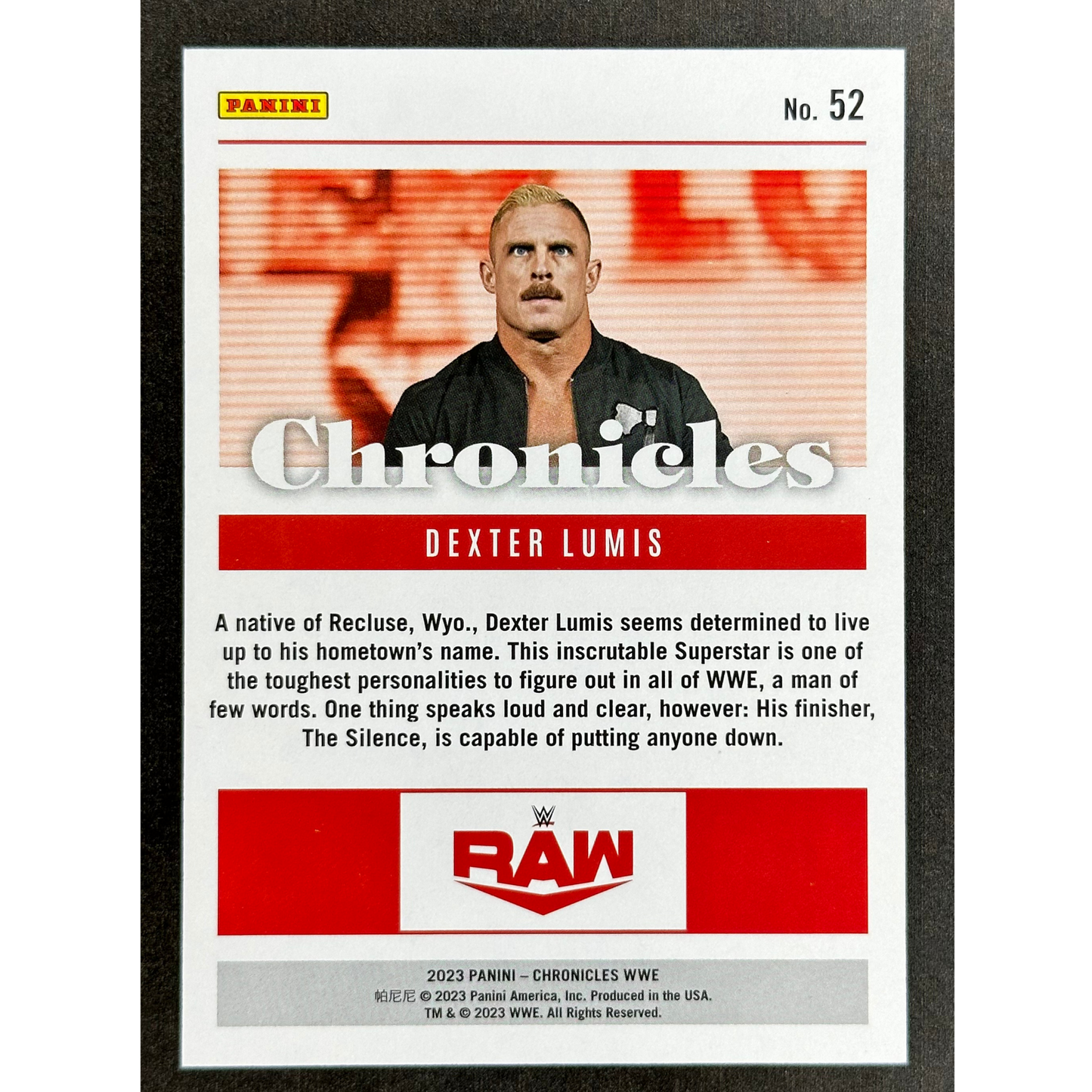 Dexter Lumis 2023 Chronicles 198/199 #52