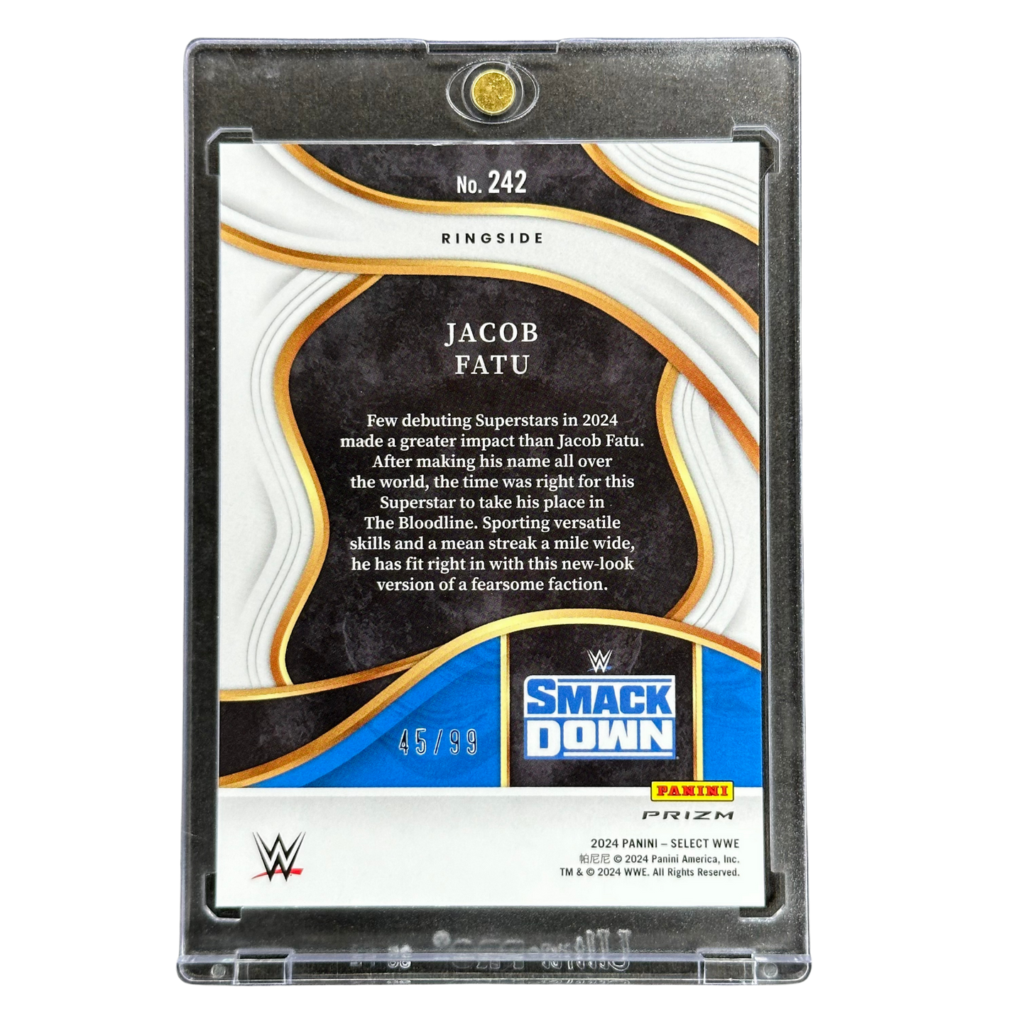 Jacob Fatu 2024 Select Ringside 45/99 #242