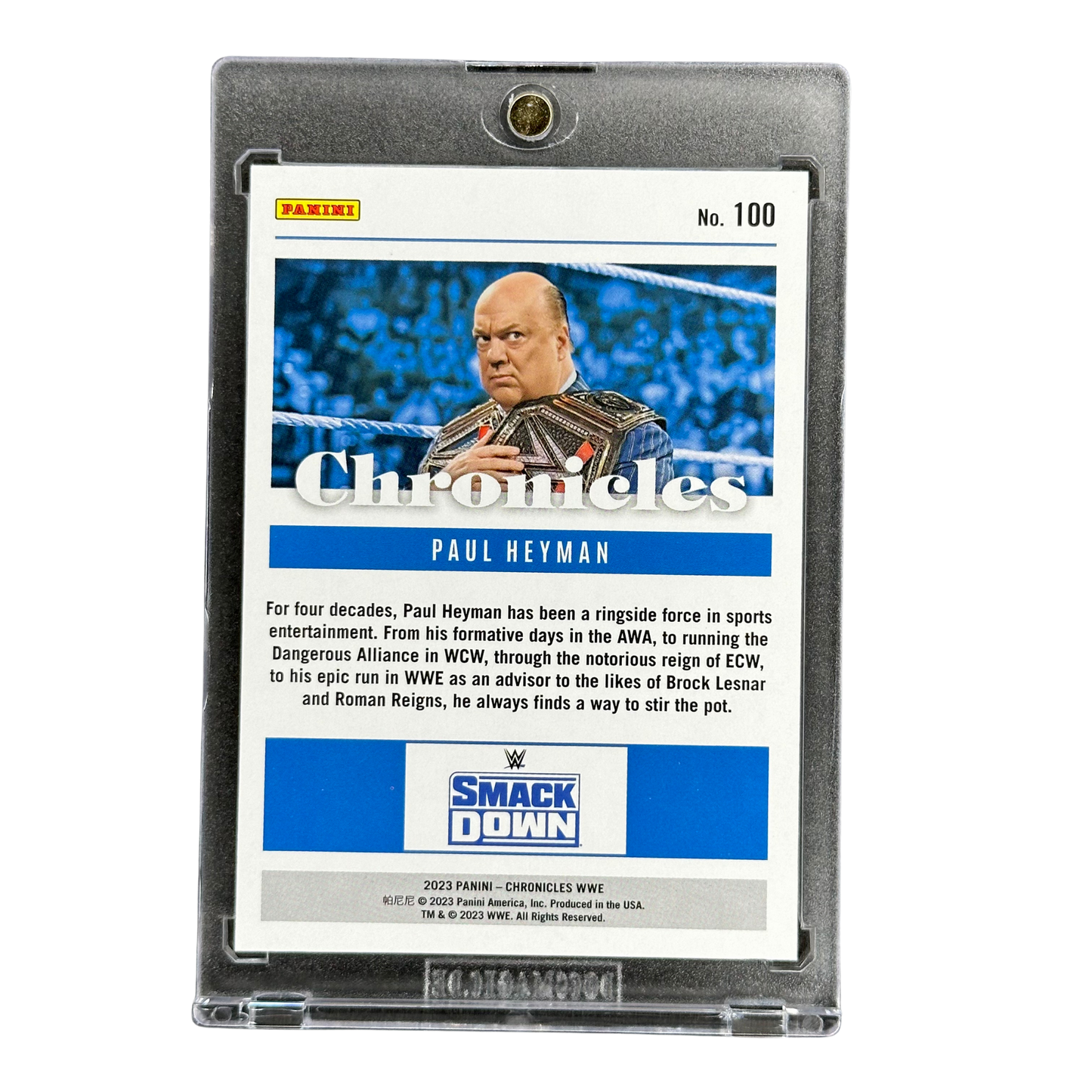 Paul Heyman 2023 Chronicles 9/10 #100