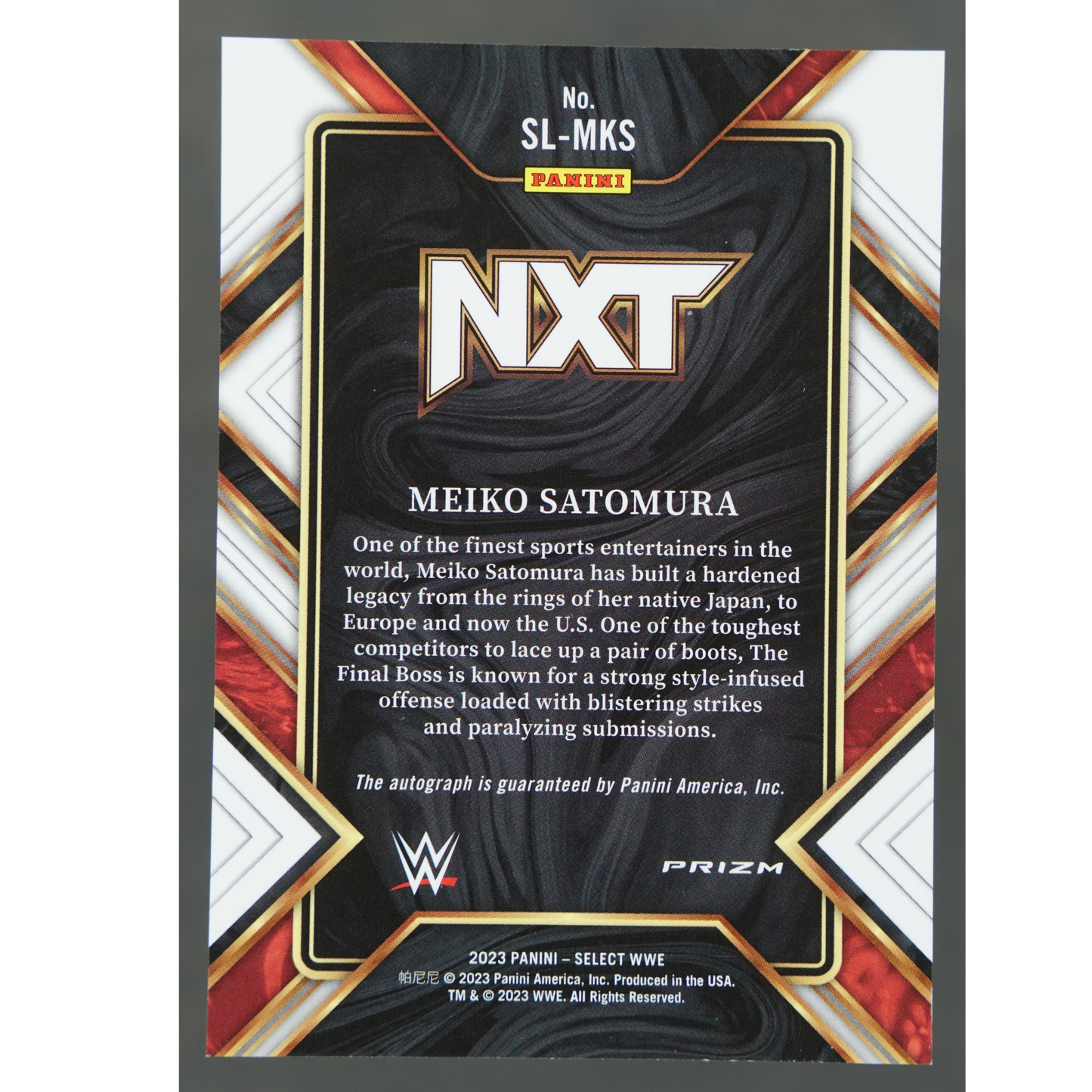 Meiko Satomura 2023 Select Auto #SL-MKS