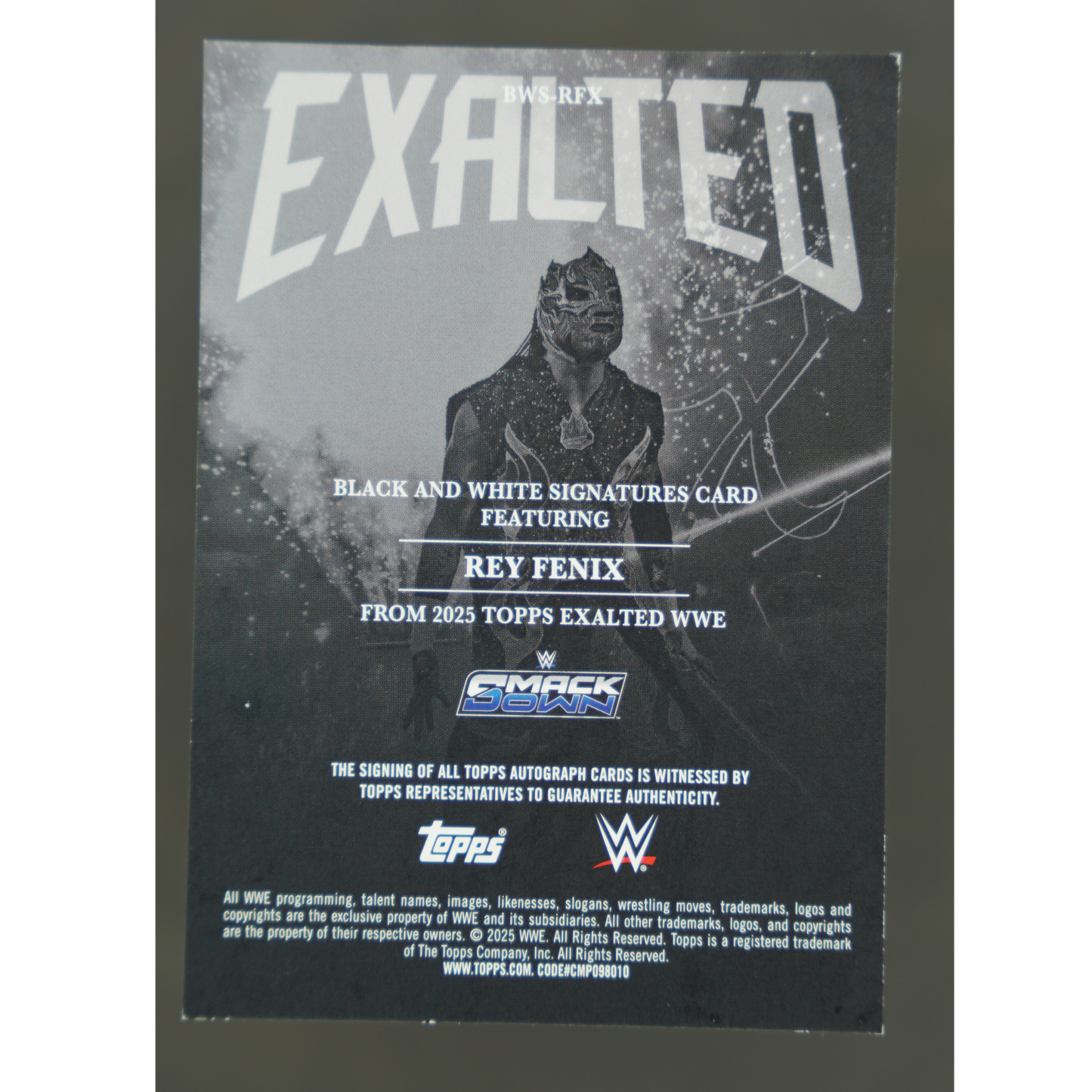 Rey Fenix 2025 Exalted Auto 79/99 #BWS-RFX