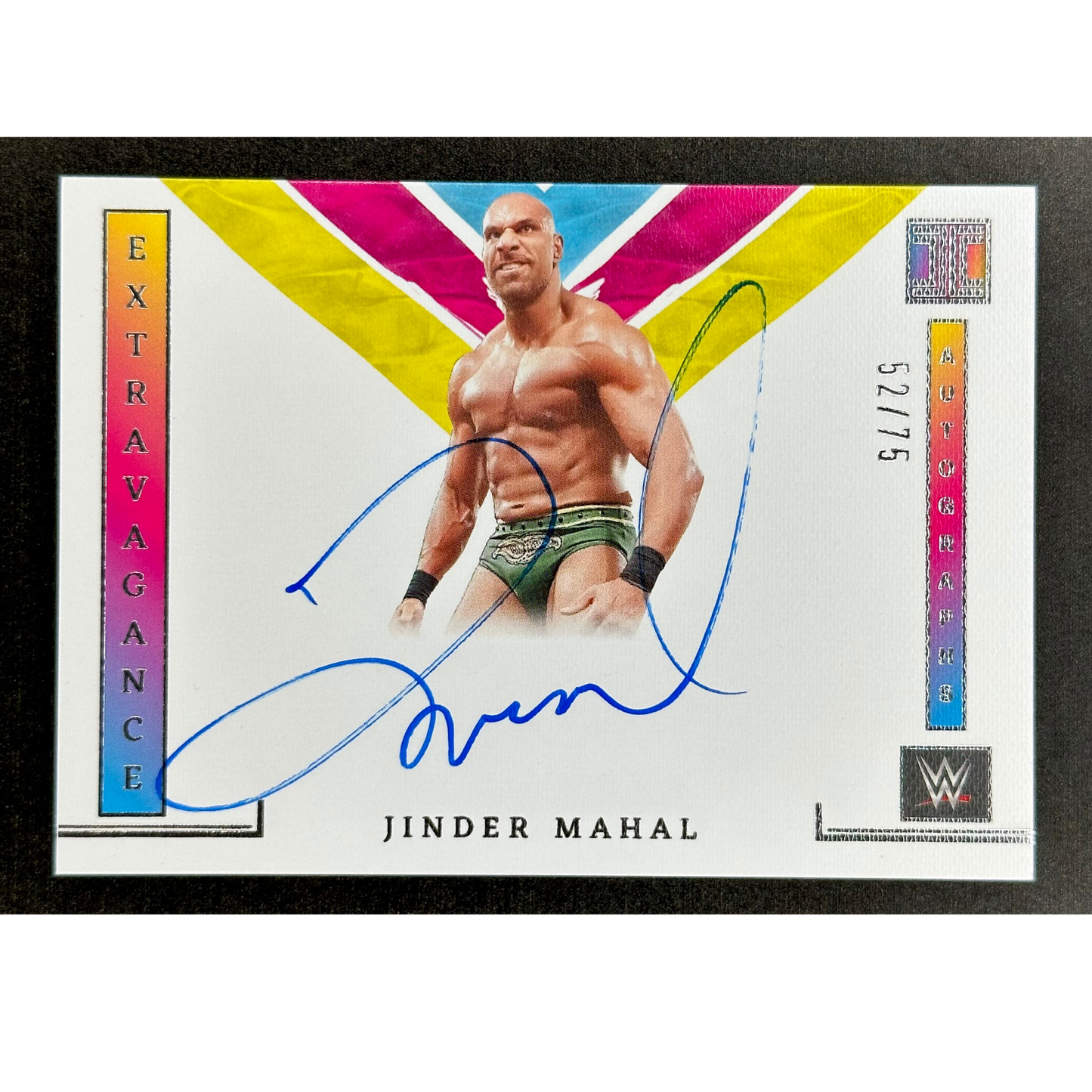 Jinder Mahal 2023 Impeccable Extravagance Auto 52/75 #EA-JMH