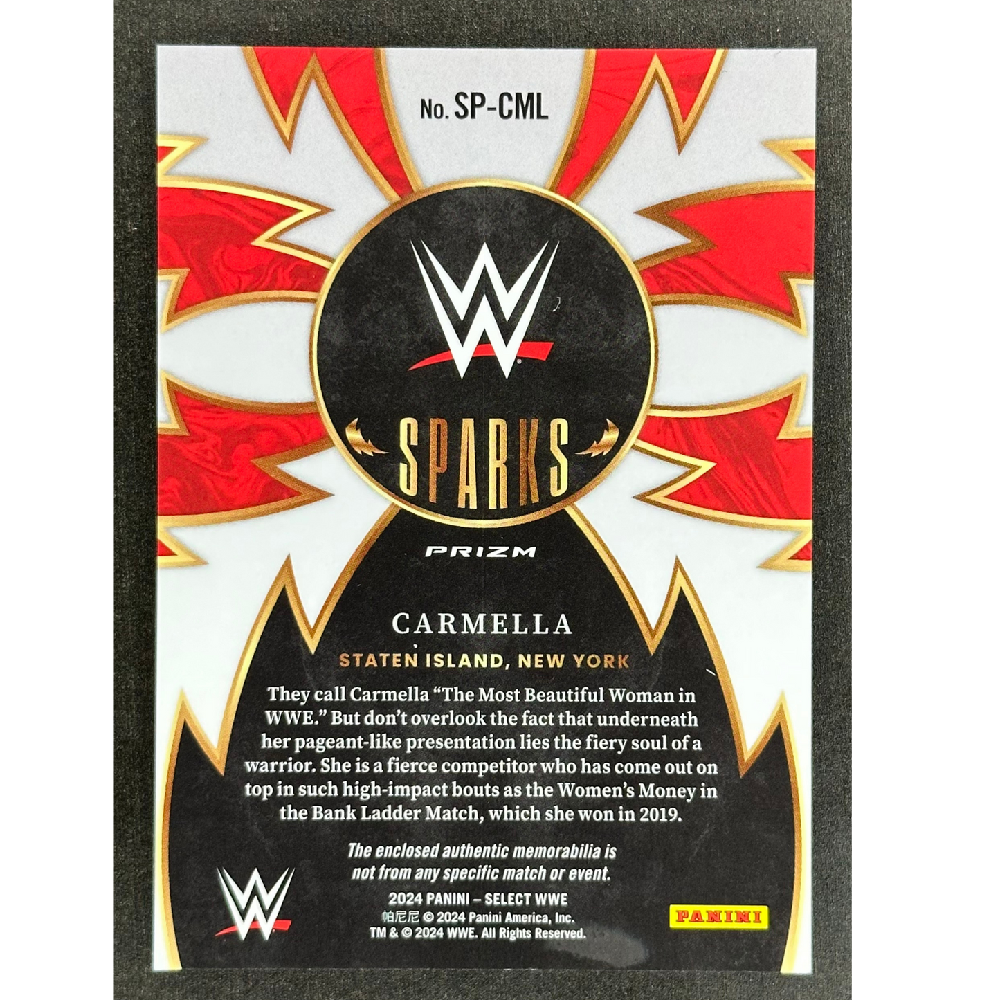 Carmella 2024 Select Memorabilia #SP-CML