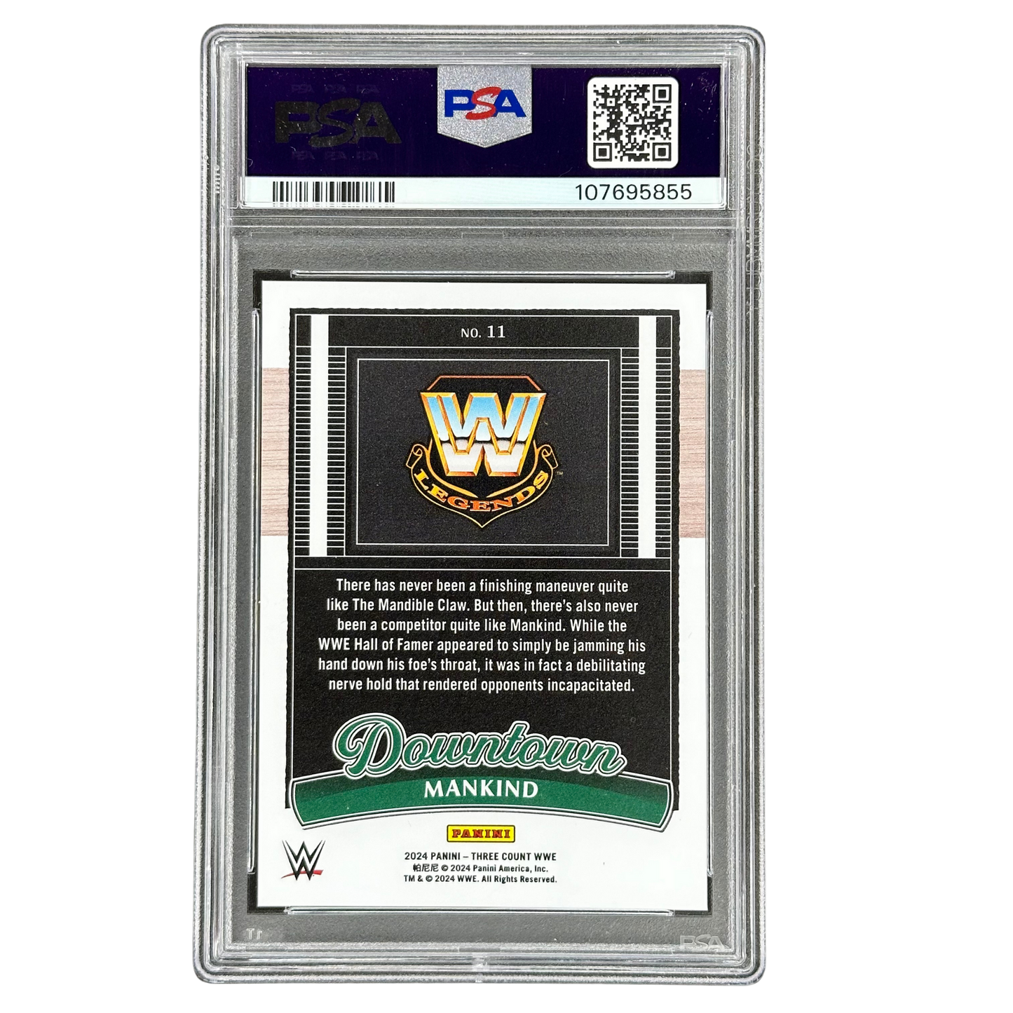 Mankind 2024 Three Count Downtown PSA 9 #11