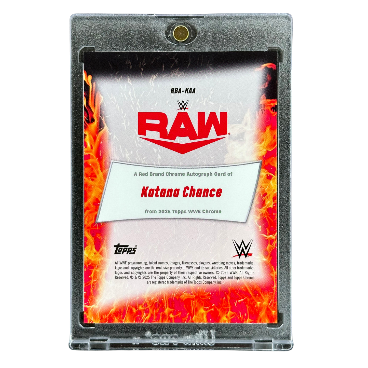 Katana Chance 2025 Chrome Red Brand Auto 3/5 #RBA-KAA