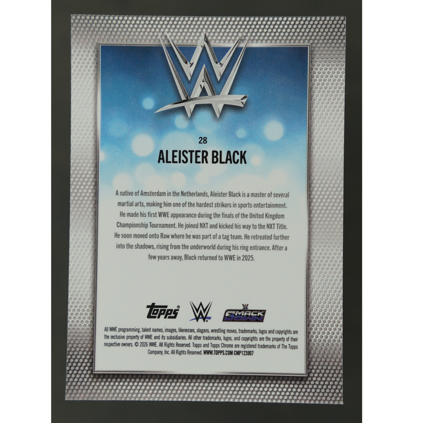 Aleister Black 2026 Chrome 179/250 #28