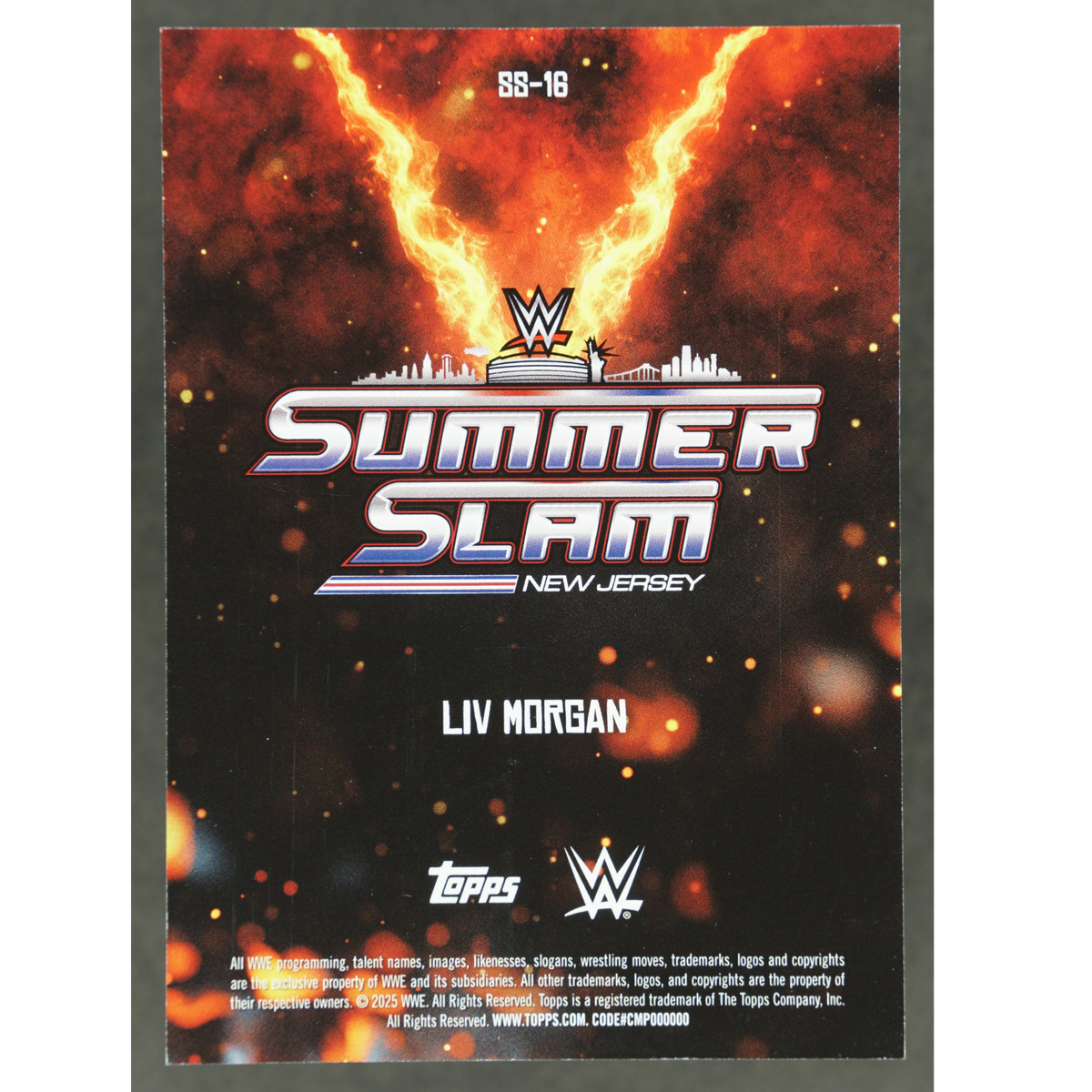 Liv Morgan 2025 Summer Slam 18/50 #SS-16