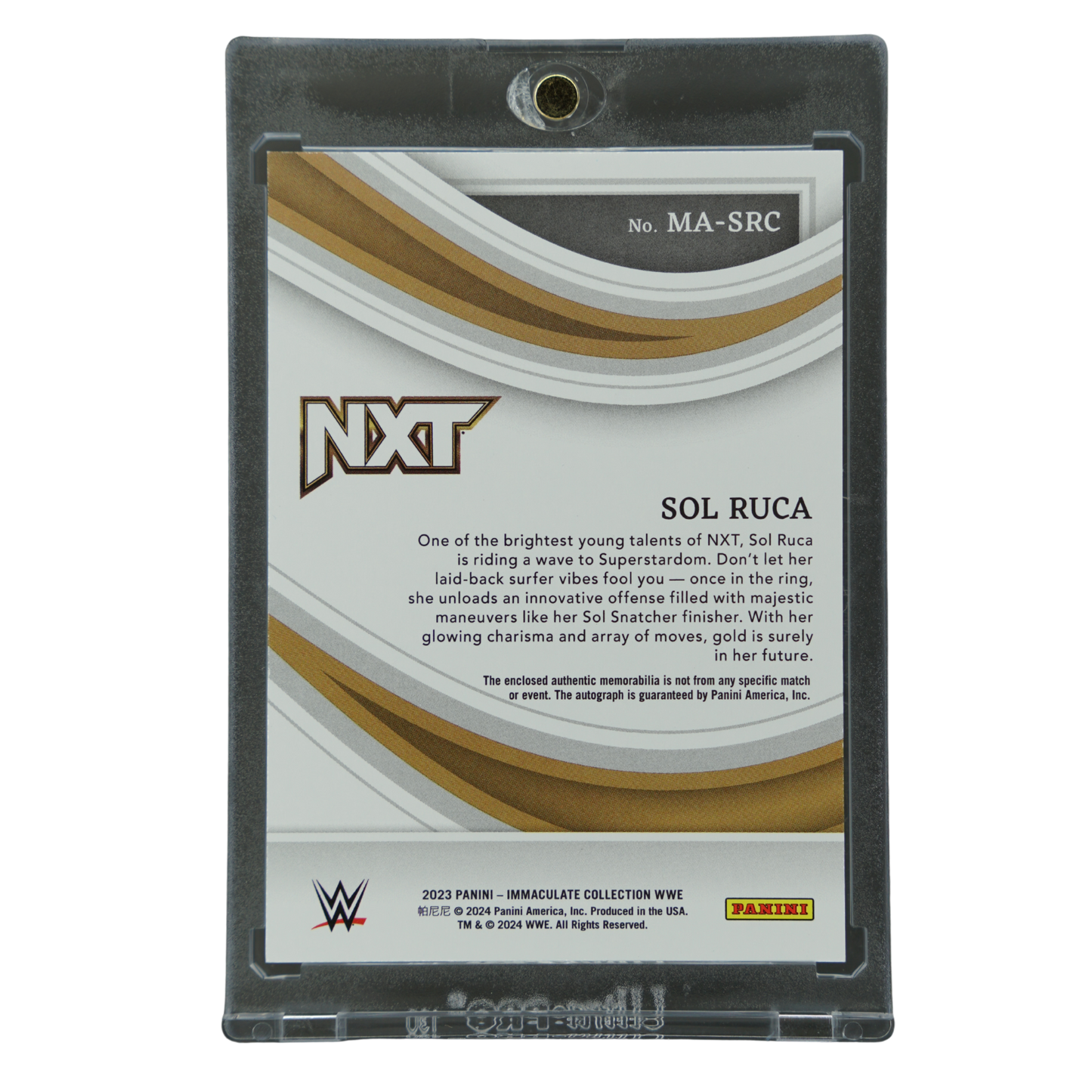 Sol Ruca 2023 Immaculate Memorabilia Auto RC 30/99 #MA-SRC