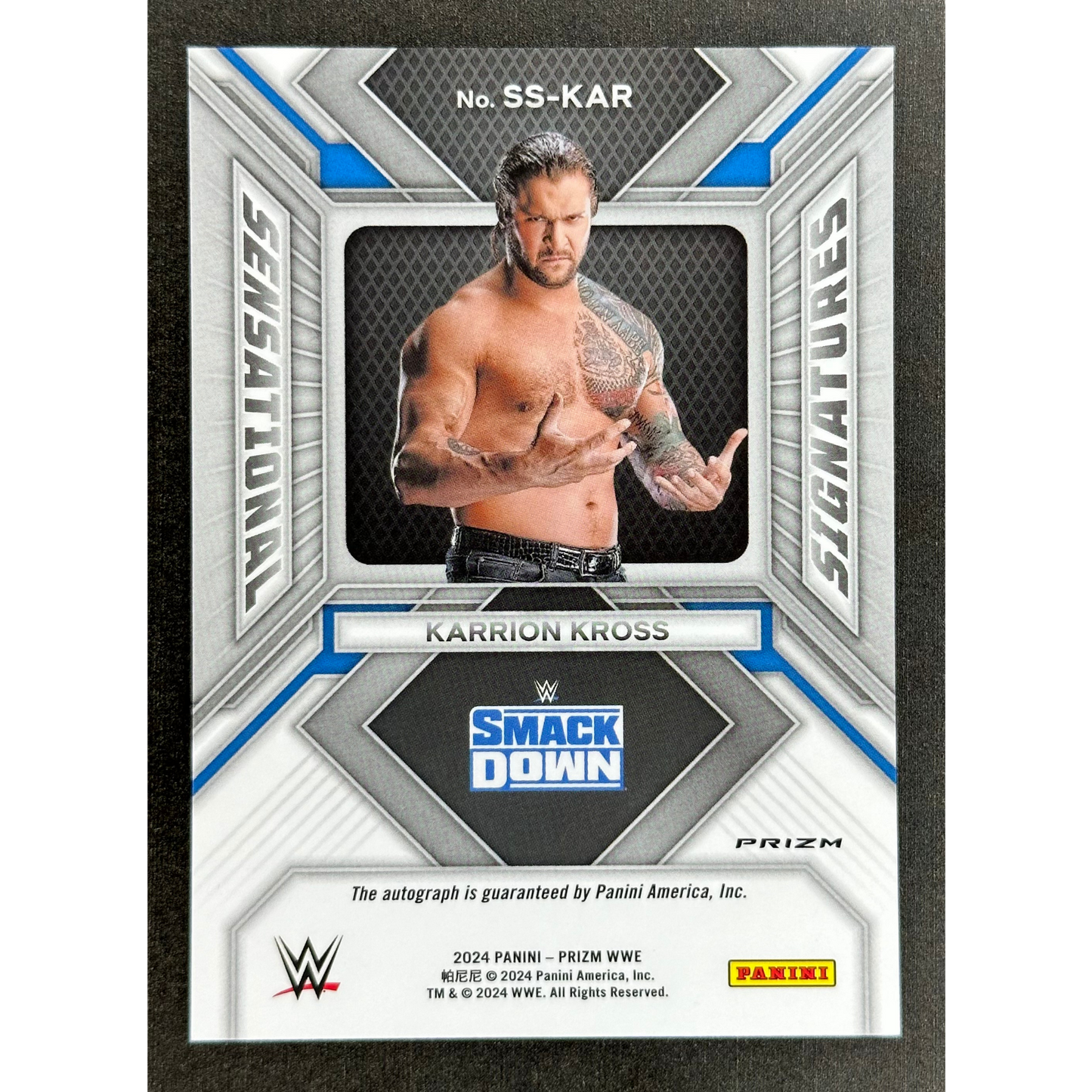 Karrion Kross 2024 Prizm Sensational Signatures Auto #SS-KAR