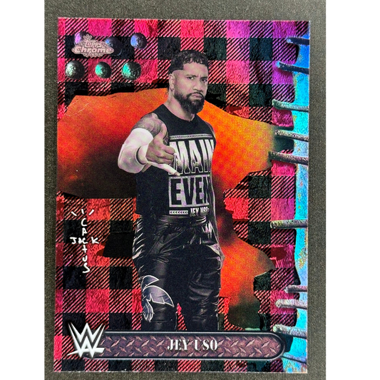 Jey Uso 2025 Cactus Jack Red Flannel #3