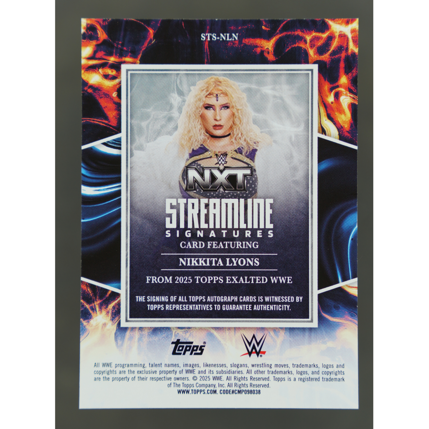 Nikkita Lyons 2025 Streamline Auto #STS-NLN