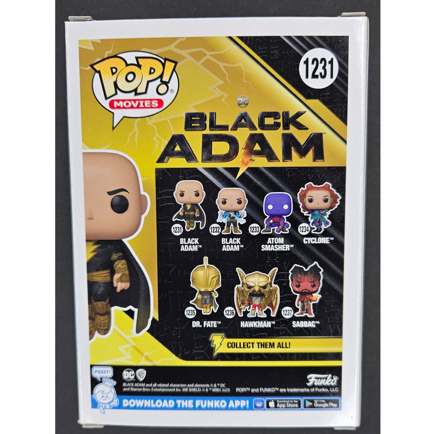 Black Adam Funko Pop! Movies Black Adam #1231