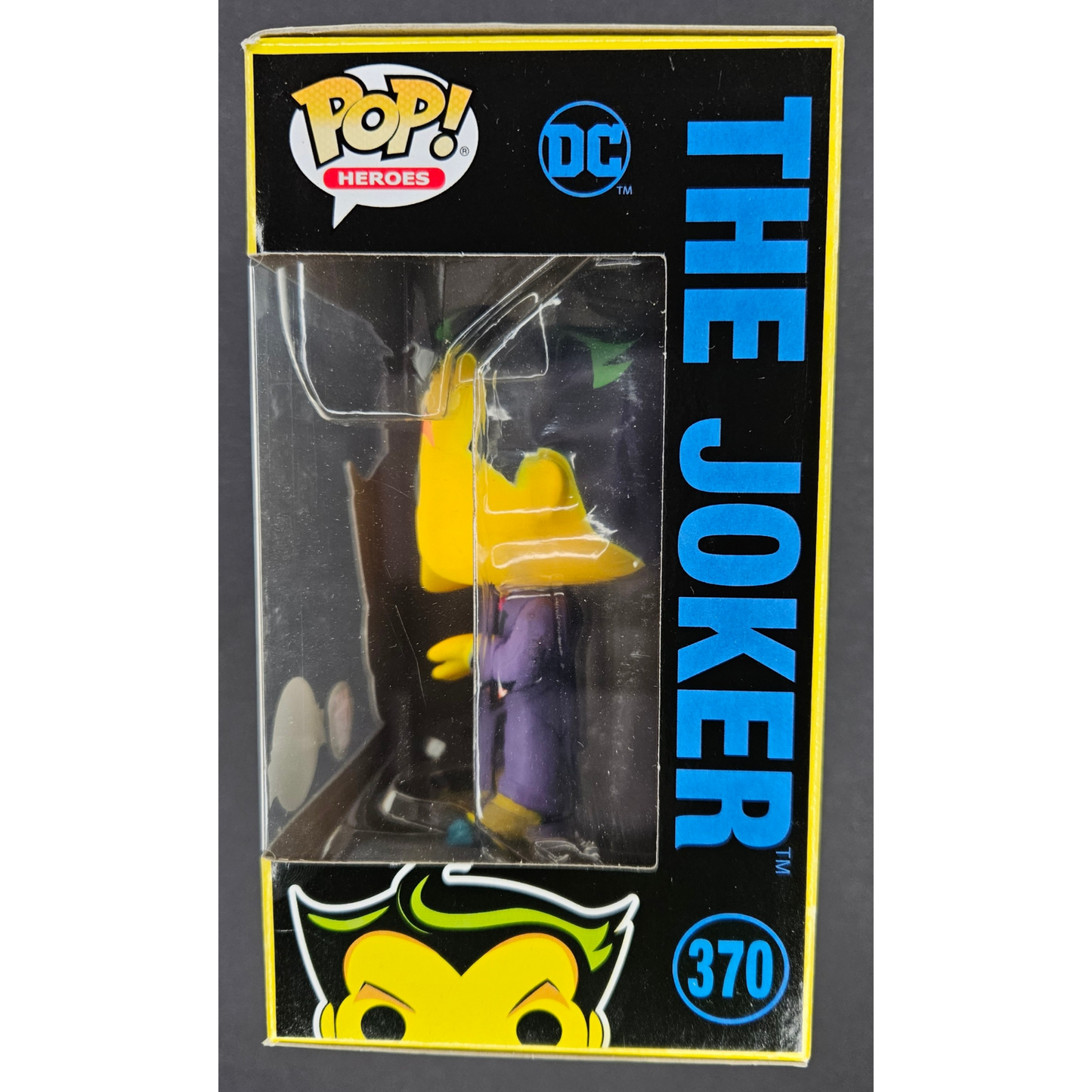 The Joker Funko Pop! Heroes DC Batman the Animated series #370 Special Edition Black Light Glow