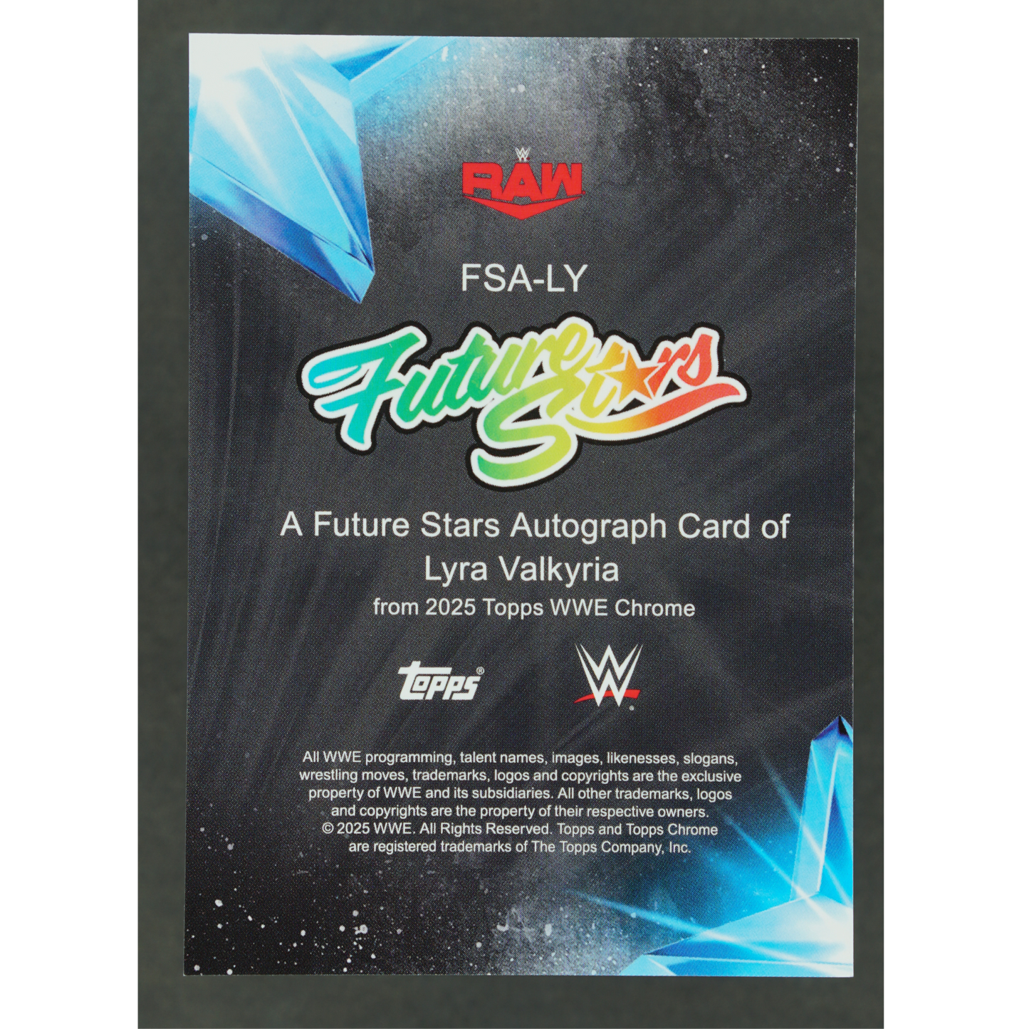 Lyra Valkyria 2025 Chrome Future Stars 116/150 Auto #FSA-LY