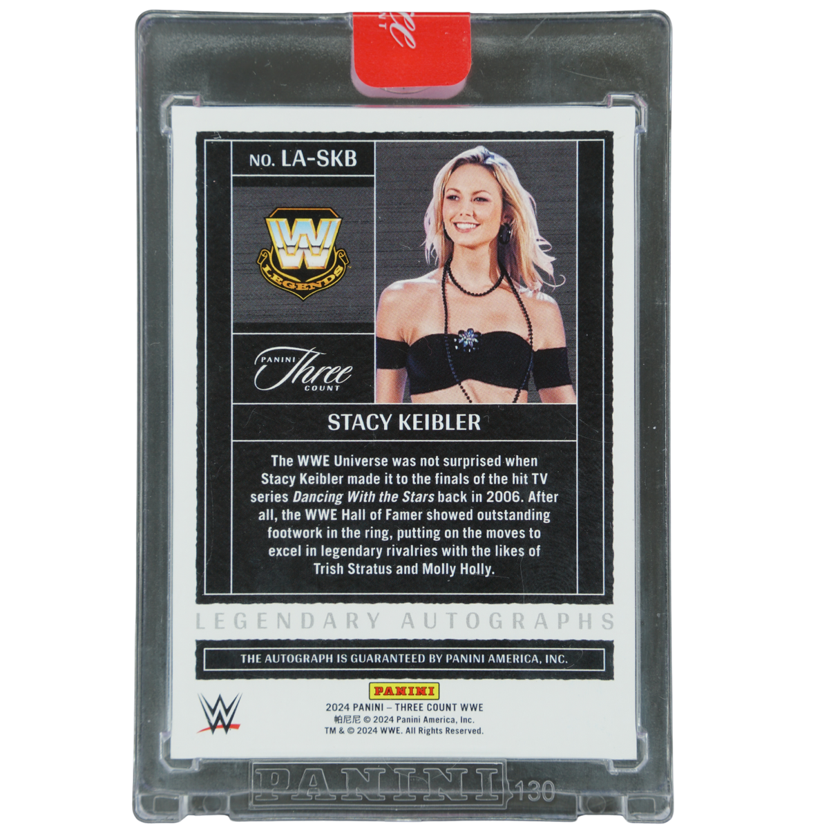 Stacy Keibler 2024 Three Count Legendary Autographs 47/99 #LA-SKB