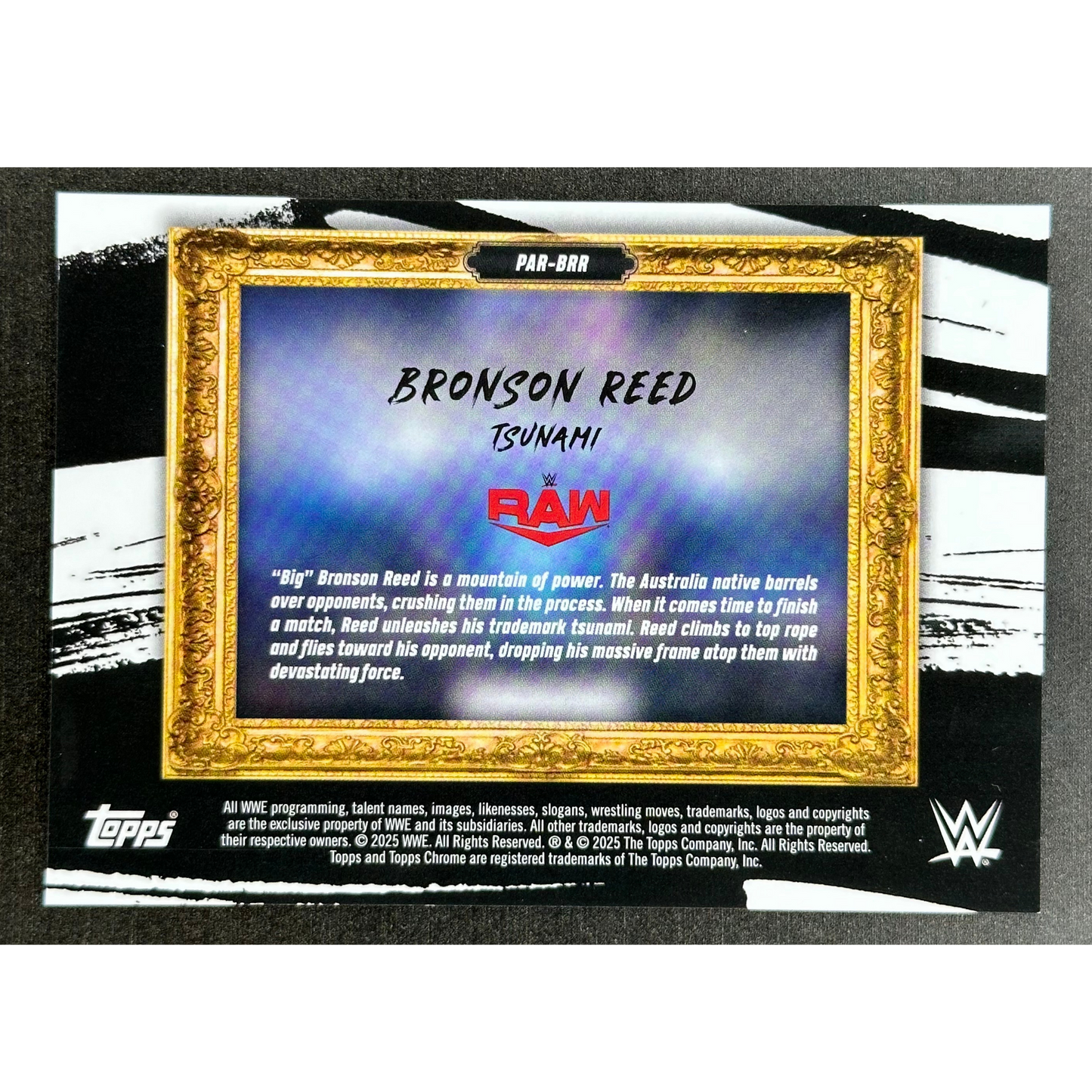 Bronson Reed 2025 Chrome Paradigm 4/10 #PAR-BRR