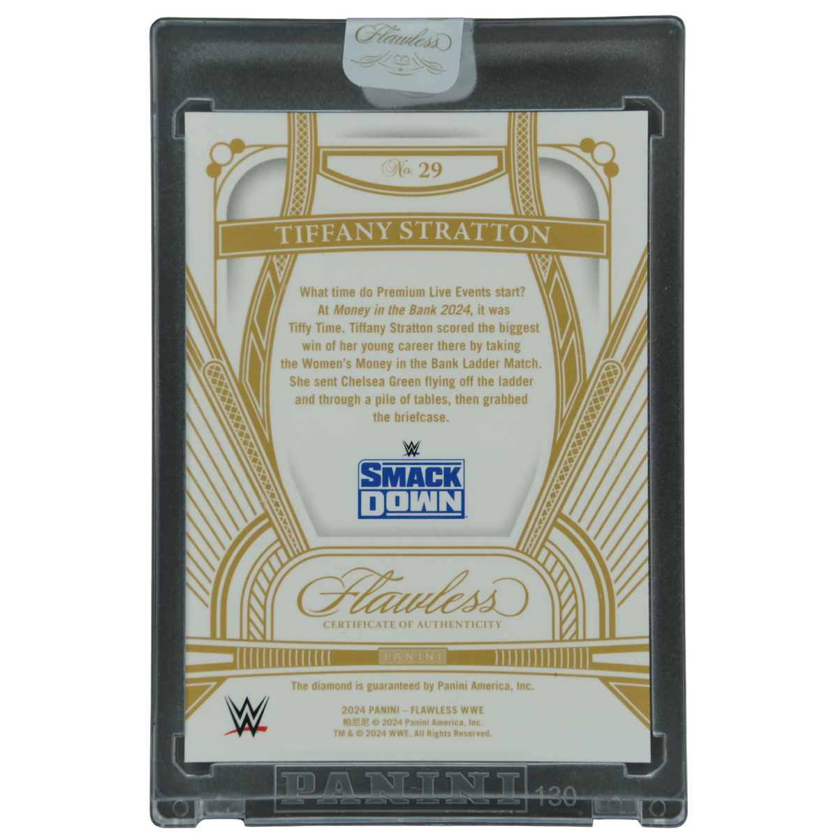 Tiffany Stratton 2024 Flawless Diamond 1/15 #29