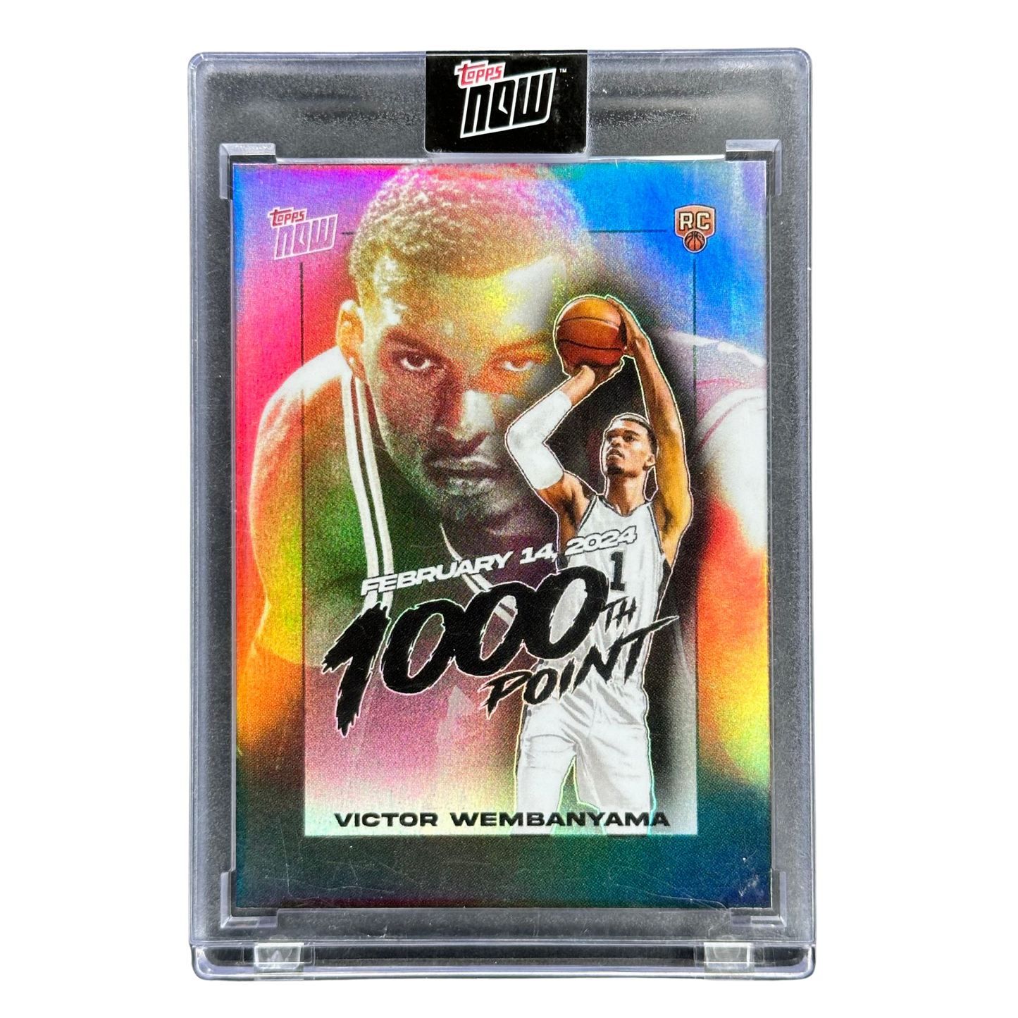 Victor Wembanyama 2024 Topps Now 1000 Point RC Rookie Card #VW-1