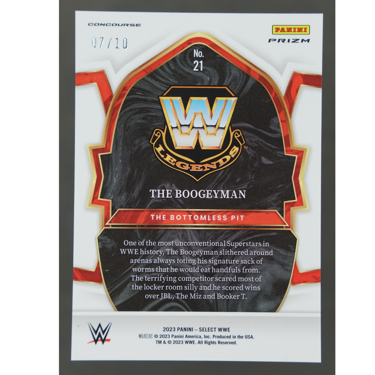 Boogeyman 2023 Select 7/10 Gold #21