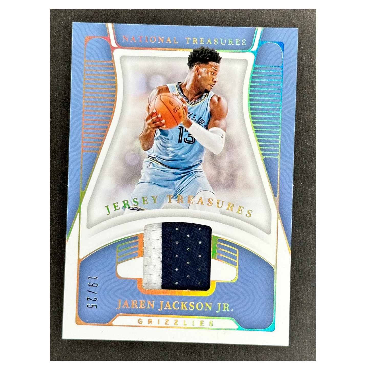 Jaren Jackson Jr. 2021 National Treasures Patch 19/25 #JT-JJJ