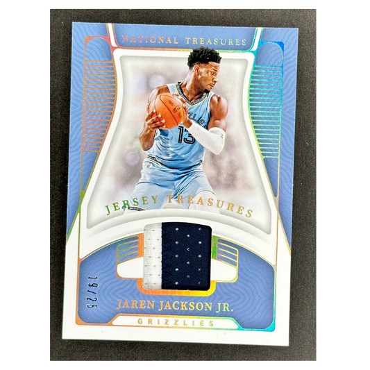 Jaren Jackson Jr. 2021 National Treasures Patch 19/25 #JT-JJJ