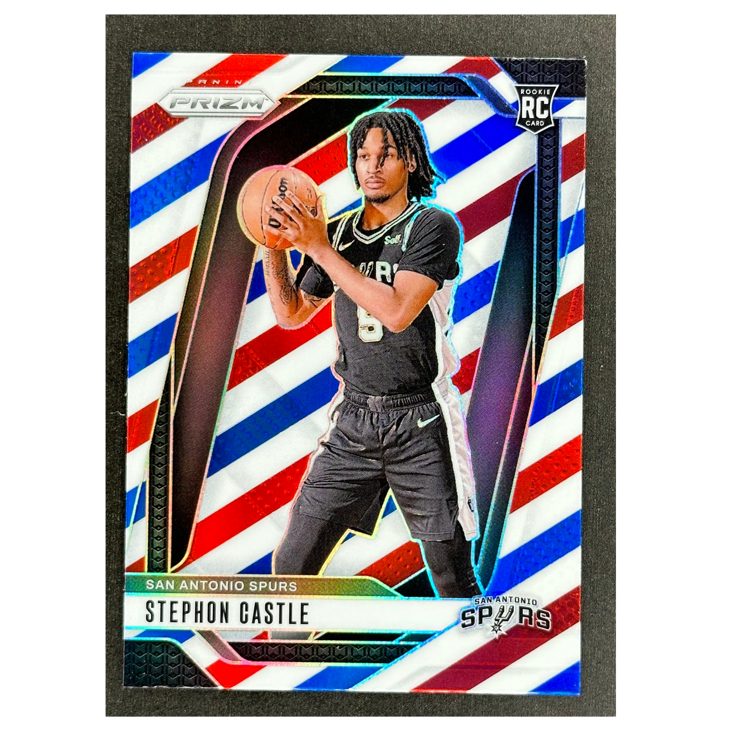 Stefon Castle 2024 Prizm Red White Blue RC Rookie Card #234