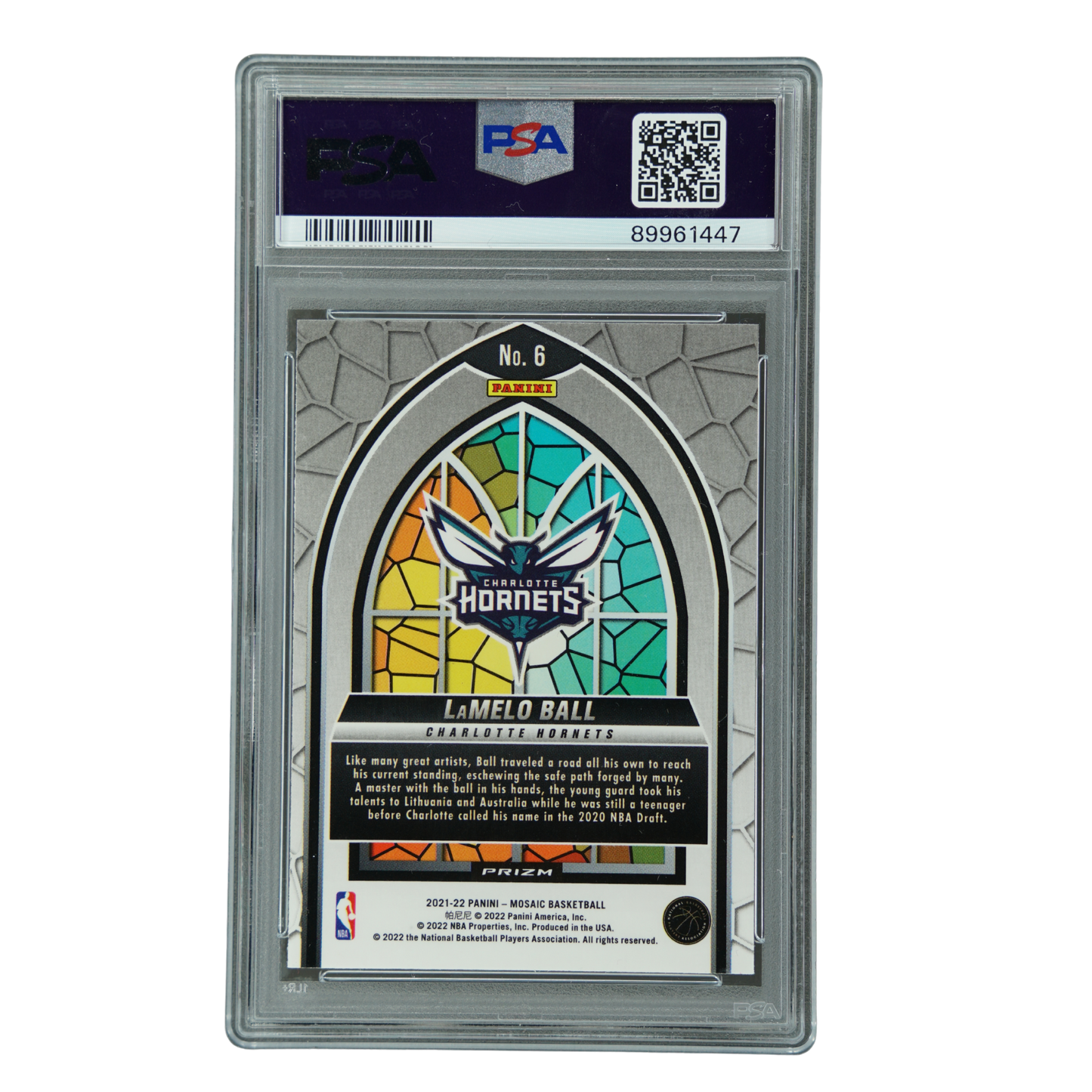 Lamelo Ball 2021 Mosaic Stained Glass PSA 10 #6